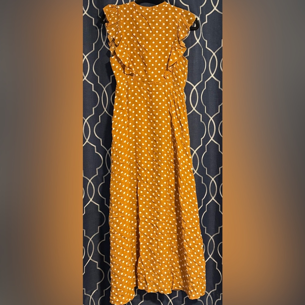 HAYDEN Los Angeles Yellow Polkadot Dress